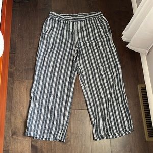 Old Navy High rise linen wide leg pant